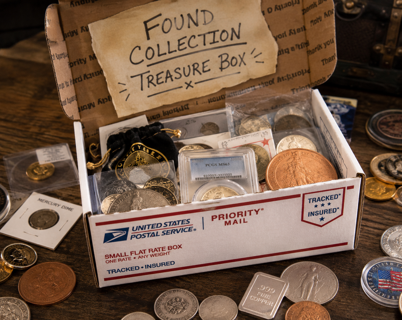 COLLECTER COINS MIXED BOXED
