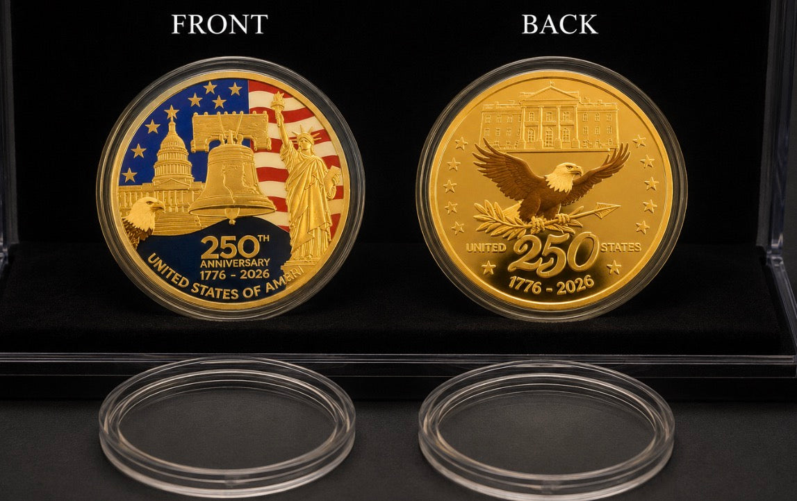 🇺🇸 250th Anniversary of America Commemorative Decorative Coin