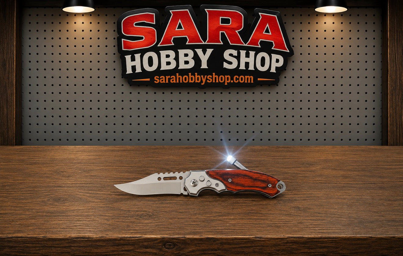 Pocket knife with light
