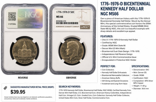 Celebrate America's 200th Birthday with a Certified Collector Coin