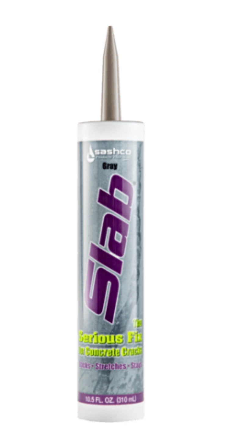 Sashco Slab® Concrete Crack Repair Sealant – Gray, 10.5 oz