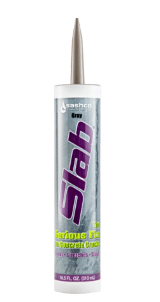 Sashco Slab® Concrete Crack Repair Sealant – Gray, 10.5 oz