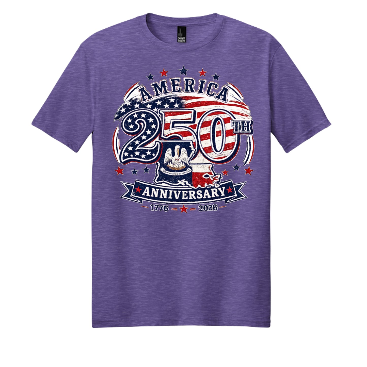 Electric Purple Heather - DM108 - FRONT